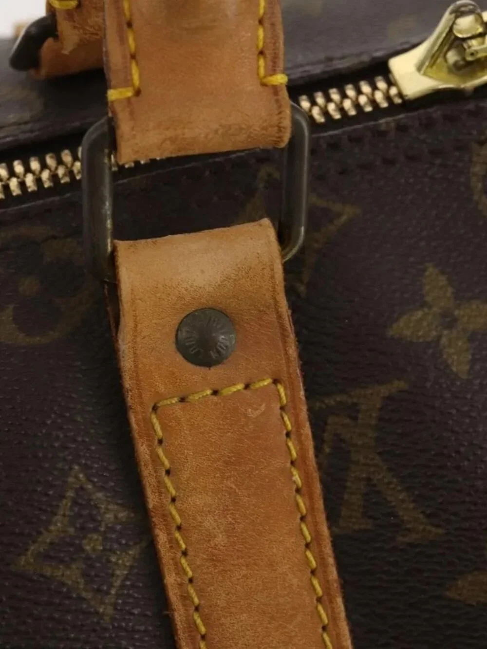 LOUIS VUITTON Monogram Keepall 45 Boston Bag M41428 LV Auth BA10838